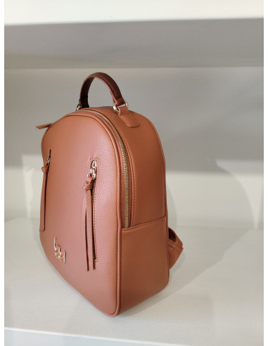 Zaino bybyblos in ecopelle martellata