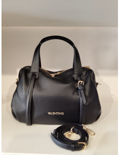 Borsa a due manici Valentino nera e taupe 2